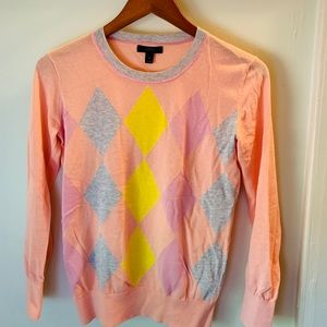 J. Crew argyle sweater